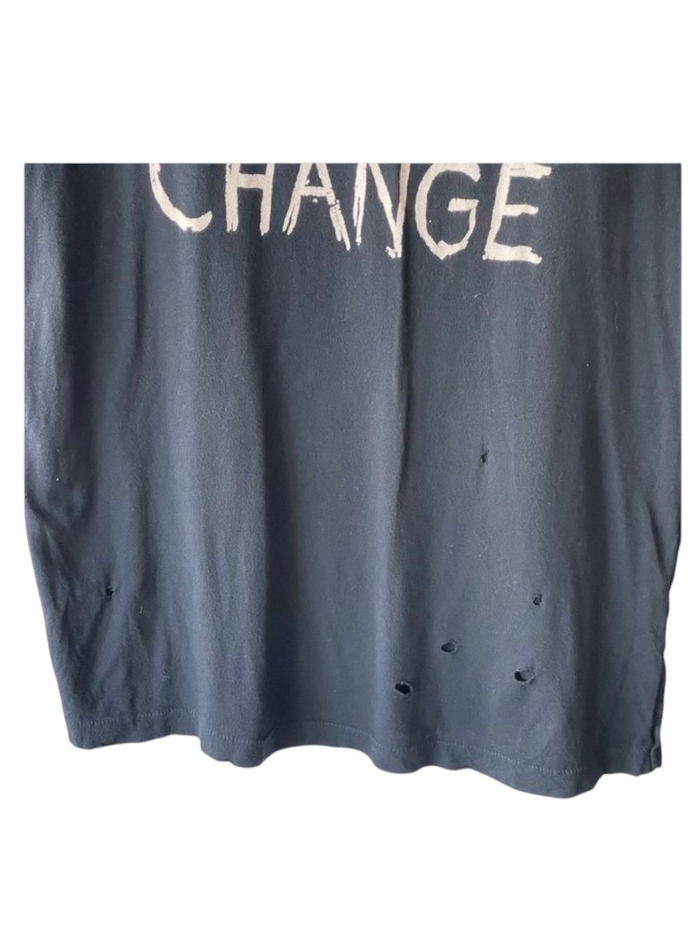 Rare: UNIF 𖤐 Need Beer 4 Change Muscle Tee Tank 𖤐 Vintage Black 𖤐 XS Oversize - Picture 10 of 16